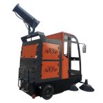 Road Cleaning Electric Vacuum Sweeper Machine Truck With Brush