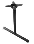 Restaurant Metal Table Legs 2''X20'' Table Base Black / Brown Colour End Base