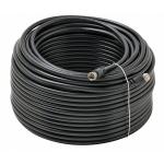 Braided 50 Ohm Cable With PVC Jacket 400 Flexible Coaxial Cables For Communicati