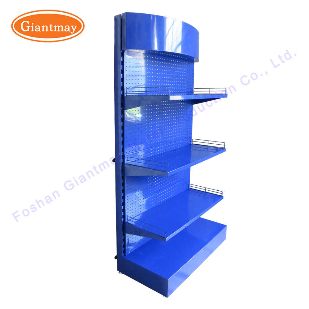 Perforated Sheet Metal Pegboard Display With Hooks Tool Stand