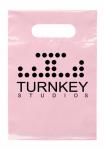 LDPE / HDPE Plastic Custom Logo Reusable Shopping Bags For Stationery Store