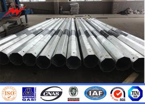 Quality 40ft 500kg Hot Dip Galvanised Tubular Steel Pole wholesale