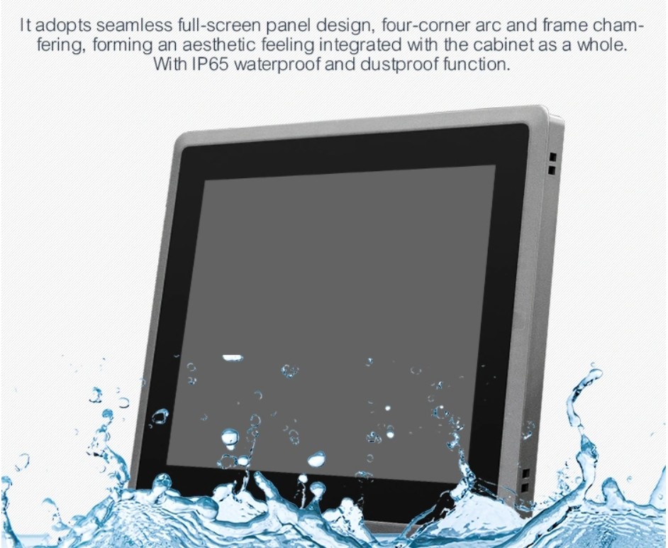 3mm Slim Bezel Aluminum Alloy 12.1 Inch Industrial Resistive Touch Screen Panel PC