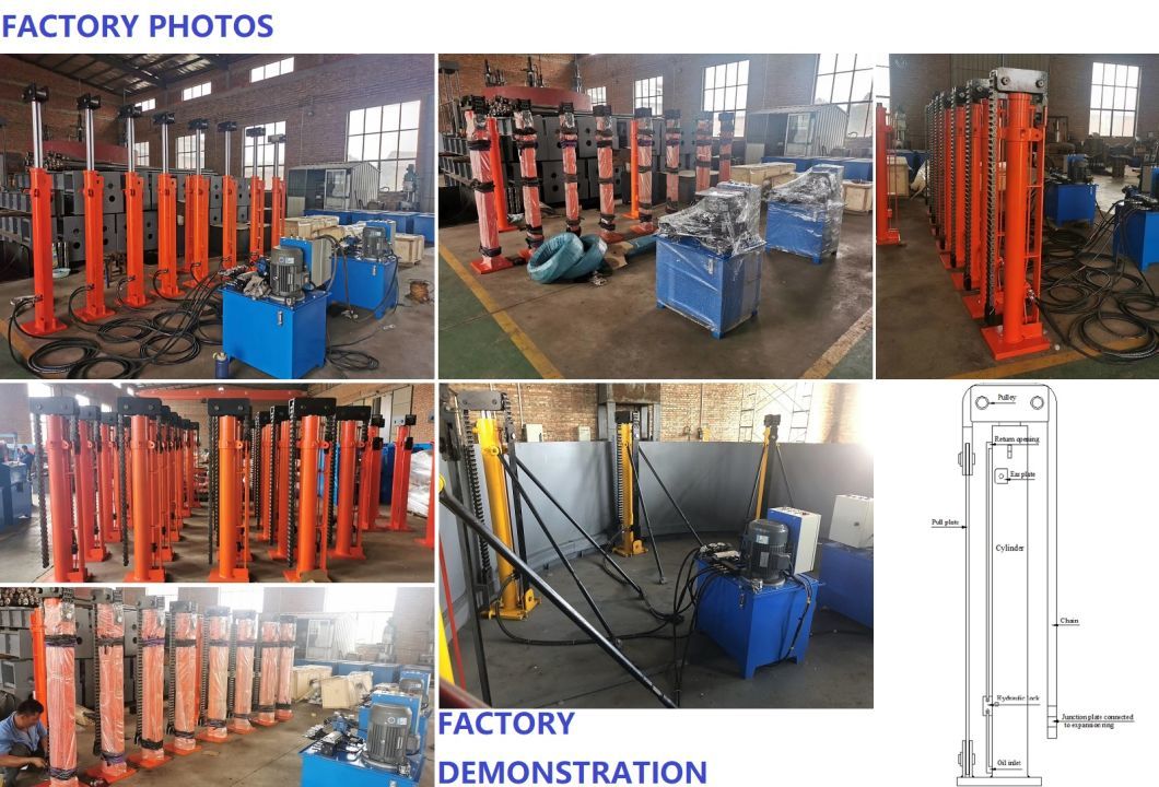 Stock Available Hydraulic Jacks/Lifting Jack for Tank Automatic Tank Hydraulic Jacking System