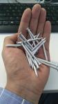 Carbon Steel Flat Head Concrete Nails Bulk Packing / Box Packing