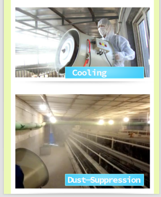  60L per hour Battery operated Water Misting Fan Outdoor Cooling Fan Portable Air Mister Spray fan