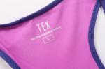 Women's Quick Dry Fabric Yoga Vest Top 85% Polyester 15% Elastic