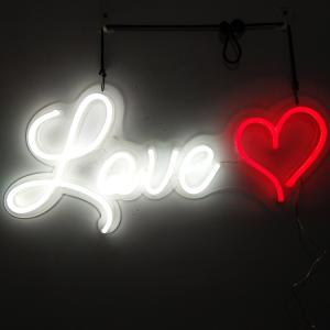 Quality UL Custom Neon Wedding Sign Love Neon Channel Letters For Wall wholesale