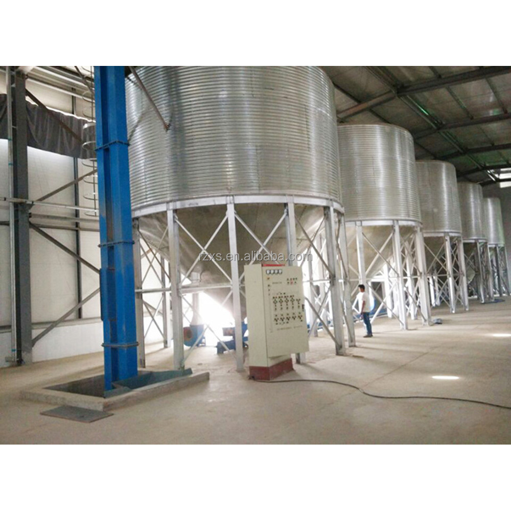 Portable Stainless Steel Rice Bin Square Grain Silo in Turkey Easy Install 150t Capacity