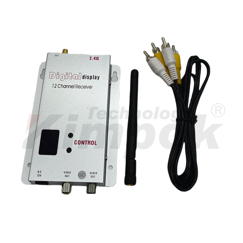 2.4G 10W UAV Video Transmitter and Receiver 2.4Ghz AV Sender High Power Transmission for Drone FPV VTX