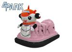 Pink Remote Control Caterpillar Kids Bumper Car For Playground