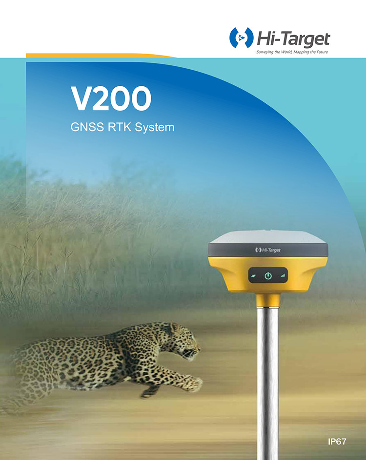 Multi Star System Core GPS 800 Channels Base And Rover GNSS Receiver Non-Condensing Hi-Target V200 RTK GNSS