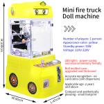 Fashionable And Creative Mini Fire Truck Fun To Catch Babies And Parent Child