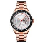 Calendar Stainless Steel Quartz Wrist Watch 220mm Bracelet Men Luxury