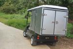 Battery Powered Utility Golf Cart 48V With Aluminum Box , 5 Horsepower