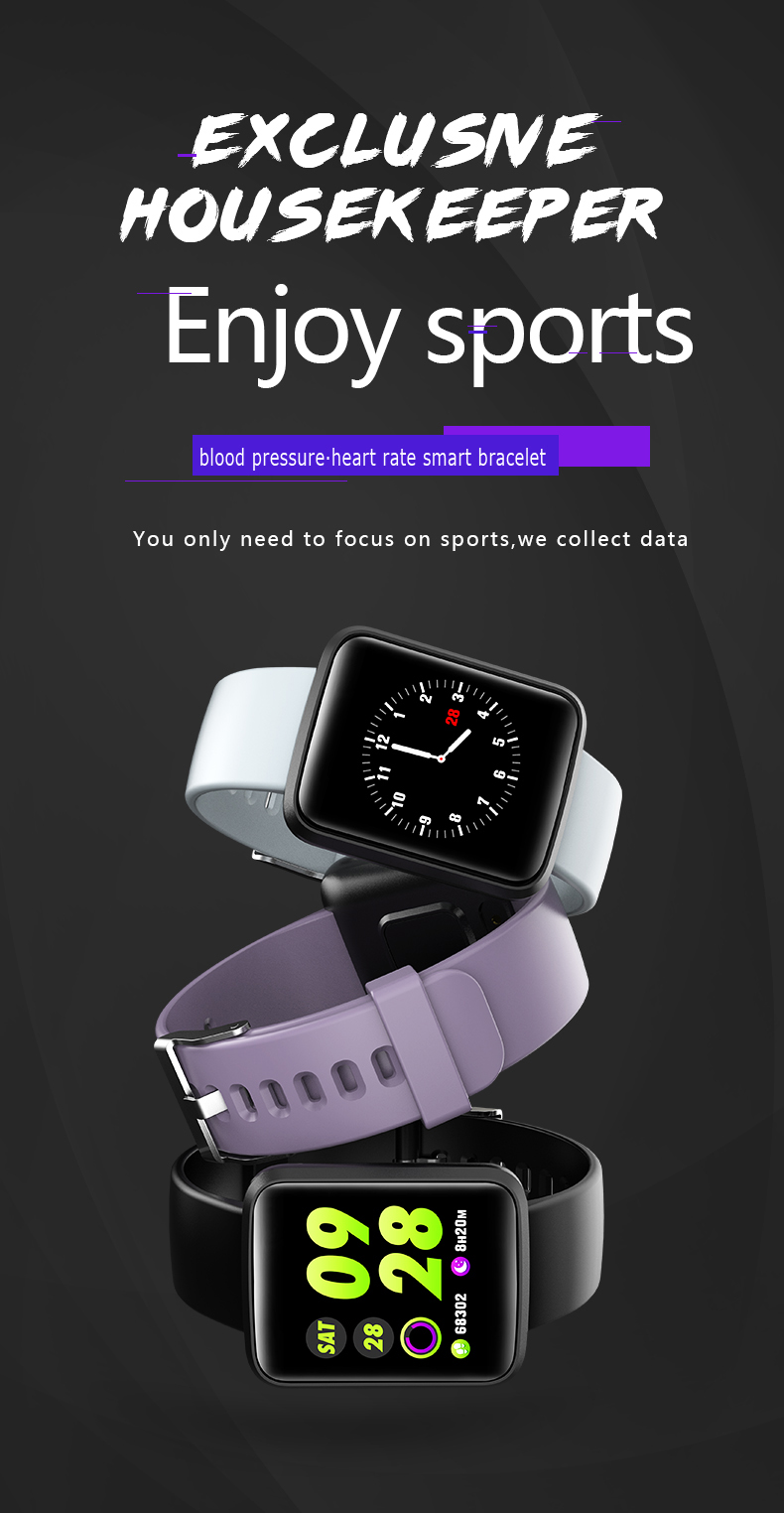 H19 Smart Watch 1.54inch IP67 Waterproof 160mAh Battery t Heart Rate Blood Pressure for Xiaomi