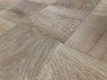 mosaic oak parquet flooring, unfinished, embossed, character ABCD grade
