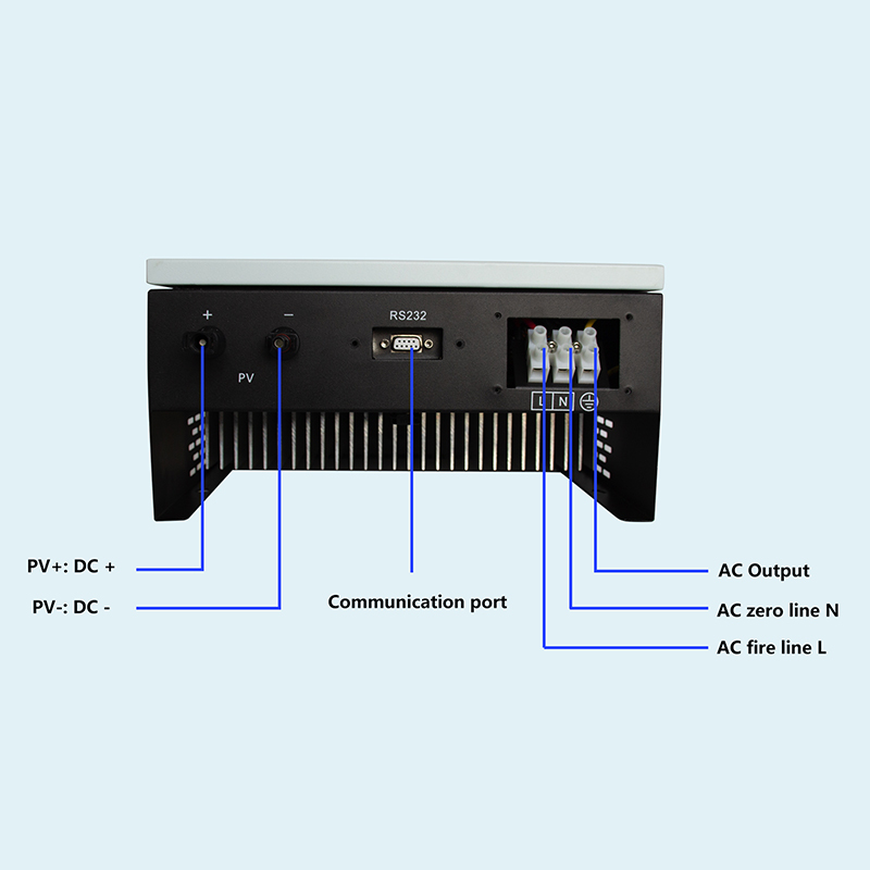 Photovoltaic Solar Power System 3KW 5KW 10KW Single Phase Grid Tie Inverter