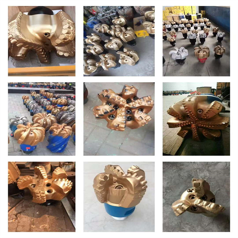 5 Blades Steel Body PDC Drill Bit For Oil Gas Geological Well Drilling