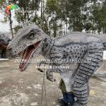 Wearable Velociraptor Animatronic Dinosaur Costume: Lifelike Performance