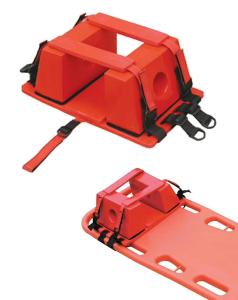 Quality Emergency Rescue Red NBR Head Immobilizer for Stretcher Durable Device wholesale