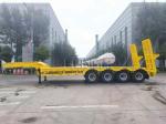 Jost Kingpin 12 Tire Number Lowbed Trailers for Transportation of Truck Semi