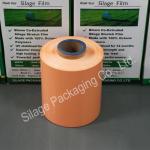 Orange colored Film,silage wrap film, 250mm*25mic*1800m,grass packing Film,LLDPE