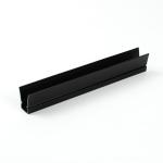 Soundproof Plastic Cover Strip Door Bottom Garage Door Weather Seal Black