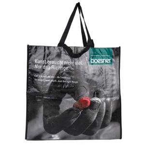 Quality Large Black Pp Woven Fabric Bags Machine Rolling Printing Wear Resistant wholesale