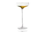 Hot Cutting Clear 200ml Hand Blown Margarita Glasses For Home Deco