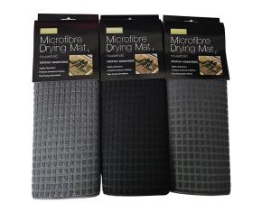 Quality Eco Friendly Kitchen Dish Drying Mat Microfiber With Sponge For Kitchen Dish Mat wholesale