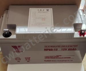 Quality YUASA NP65-12 12V 65Ah Valve Battery VRLA Battery New Original wholesale
