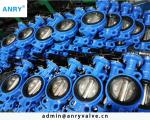 Soft Sealing Stainless Steel PTFE Seats CI Body Wafer Lug Type Butterfly Valve