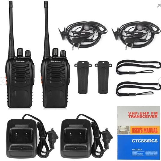 hot selling 2 Pack UHF 400-470MHz 16 Channel Two Way Radio Handheld Walkie