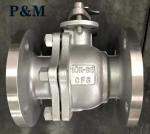 JIS10K stainless steel SCS13 2-PC ball valve