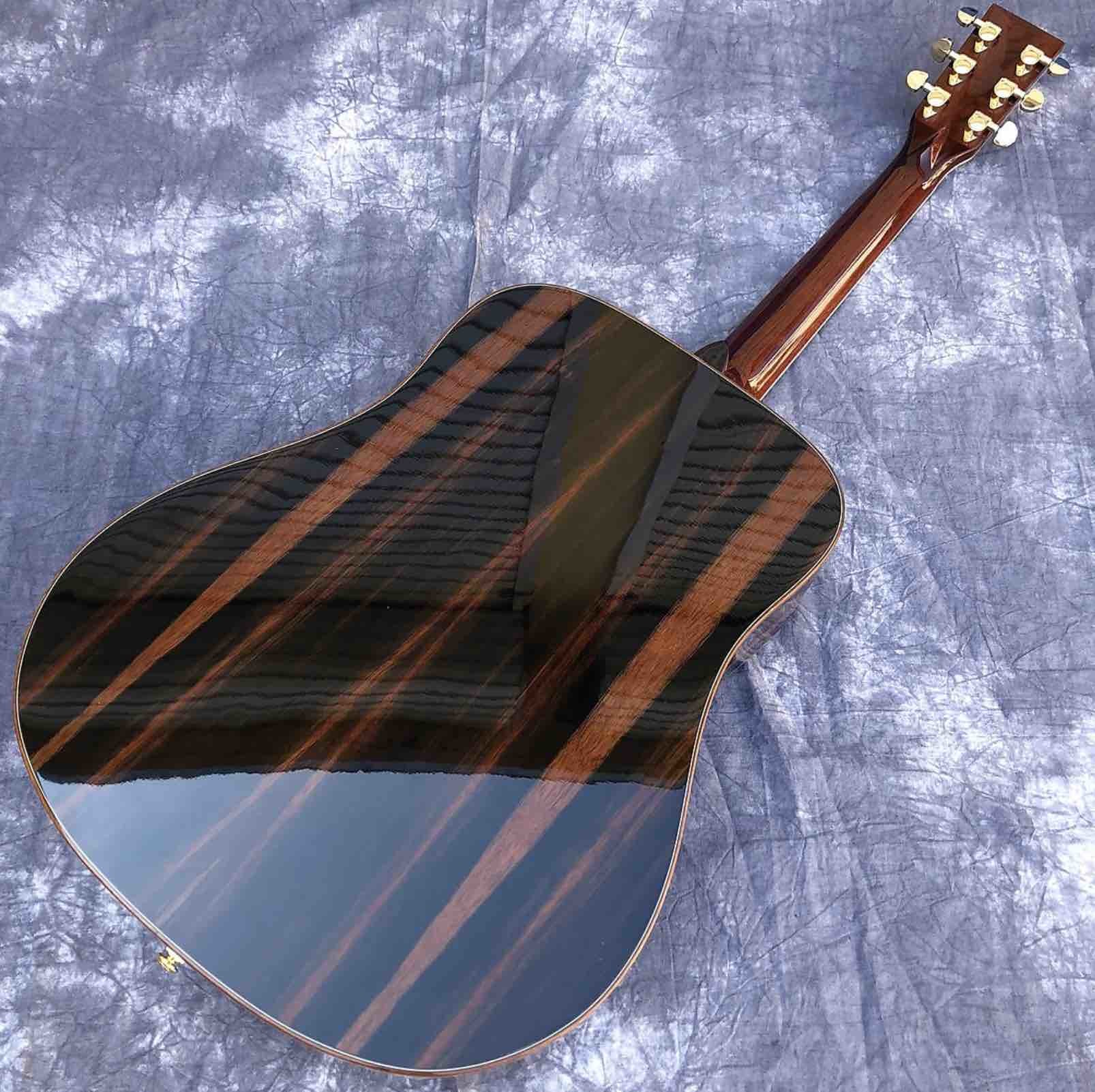 Ebony Fingerboard Solid Spruce 45D Style Acoustic Guitar Cocobolo Acoustic Guitar