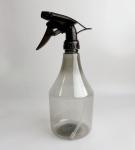 600ml Home Water Spray Blue/Green Plastic Trigger Sprayer Transparent Bottle