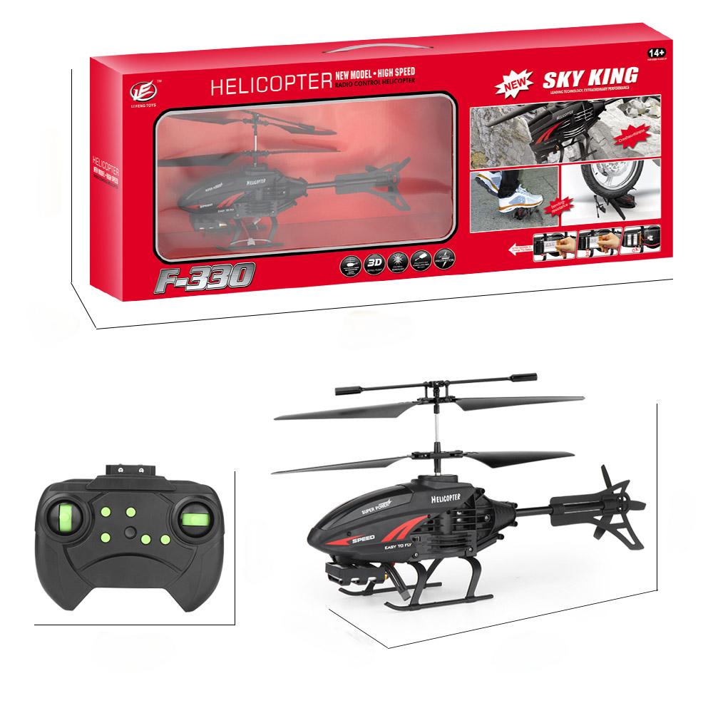 Experience the Thrill of Flying with the F330 Mini Helicopter USB Rechargeable and LED Light-Up
