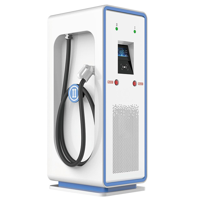 ROHS 120kw EV DC Charging Pile Integrated CCS Charger Type 2 High Speed