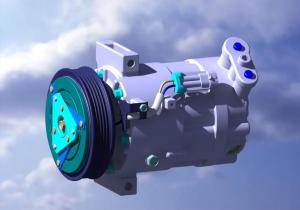 Quality Sanden Electric Ac Compressor 12v Electric Car Aircon Compressor wholesale