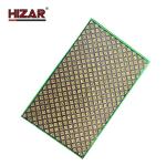 90x55 Mm Hand Polishing Pads Diamond Abrasive Tool For Stones / Tiles