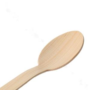 Quality 140 Mm Size Envirommentally Bamboo Spoon Natural Color For Restaurants Home And Kitchen wholesale