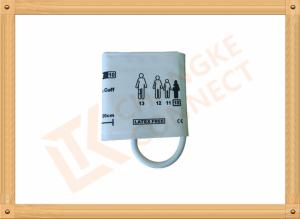 Quality White Disposable NIBP Cuff / Fiber Child Blood Pressure Cuff wholesale
