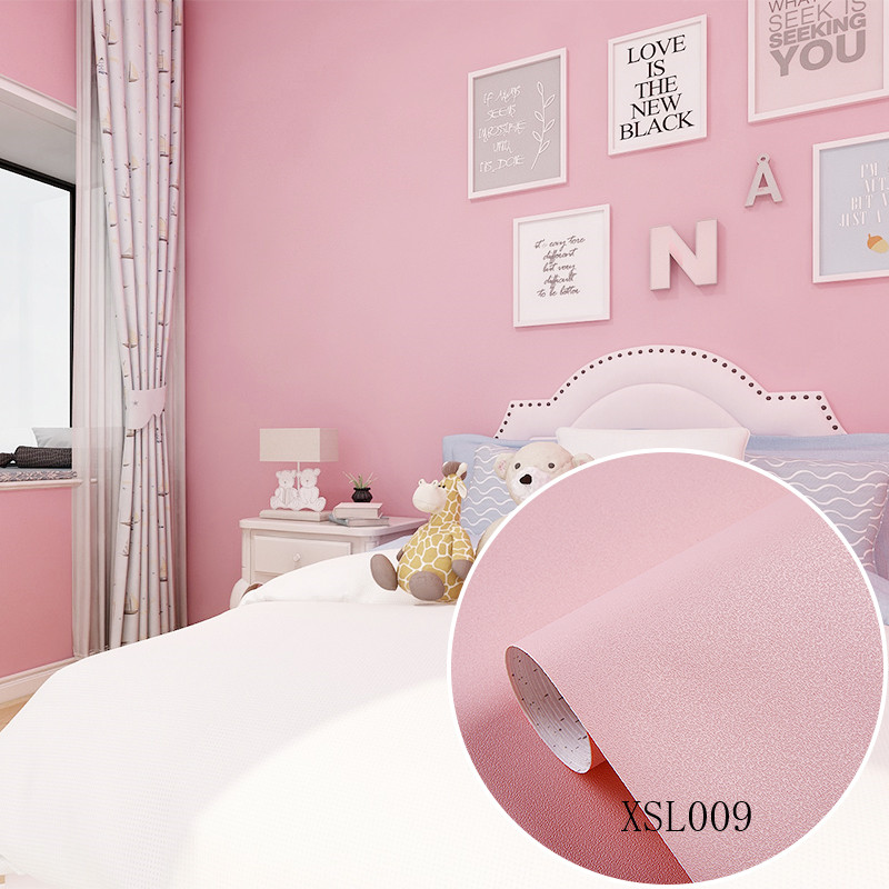 60cm/122cm Width Plain Color Cement Embossed Self Adhesive PVC Wallpaper for Interior Decoration Renovation Waterproof
