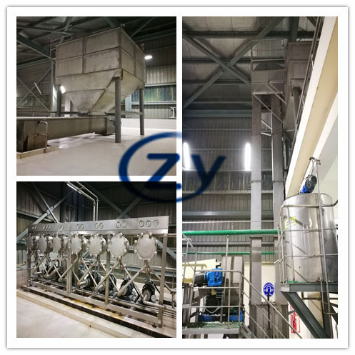 25t / H Automatic Cassava Starch Production Line Centrifugal Sieves