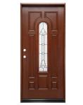 Weatherproof SMC Pvc Bathroom Doors Customized Size Luxurious Appearance