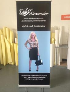 Quality PVC Vinyl Fabric Pull Up Banners Advertising Roller Banner 85x200cm 100x200cm wholesale