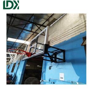 Quality Wall Mounted Adjustable Height Tempered Glass Basketball Hoop For Schools wholesale