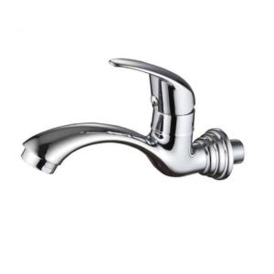 Quality ODM Single Cold Water Basin Tap Zinc Wall Mounted Vanity Basin Taps wholesale