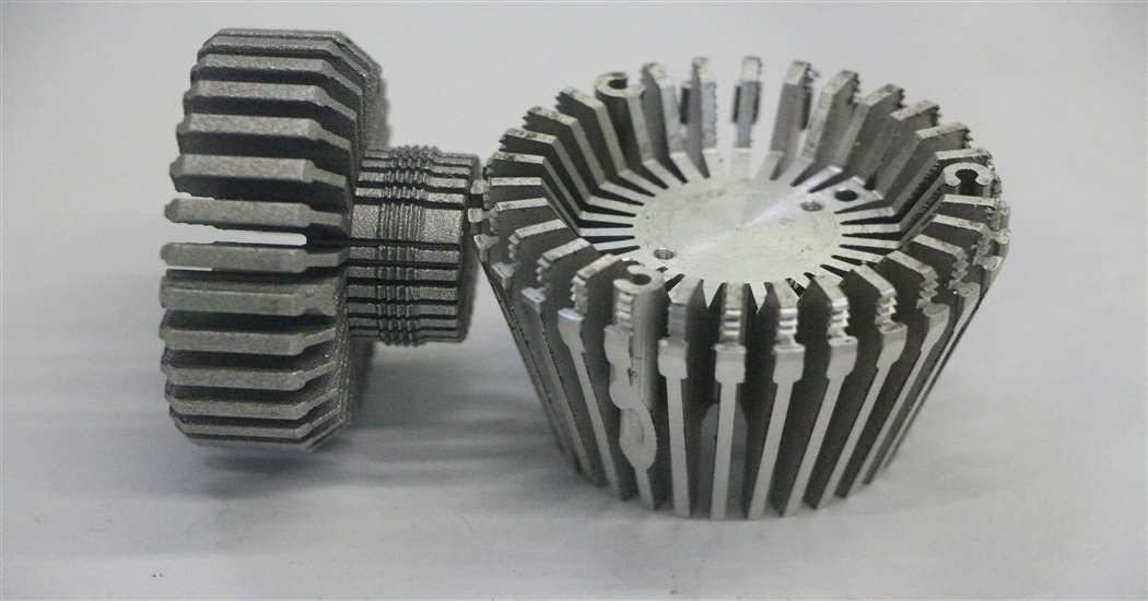 Customized Flexible Aluminum Heat Sink , Aluminium Extrusion Heat Sink Profiles